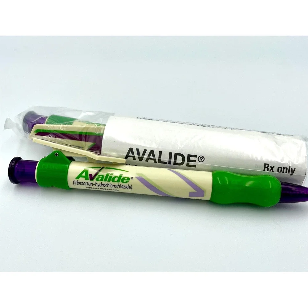 Avalide Drug Rep Promo Pen Checkmark Clip Pharma Advertising NEW Sealed